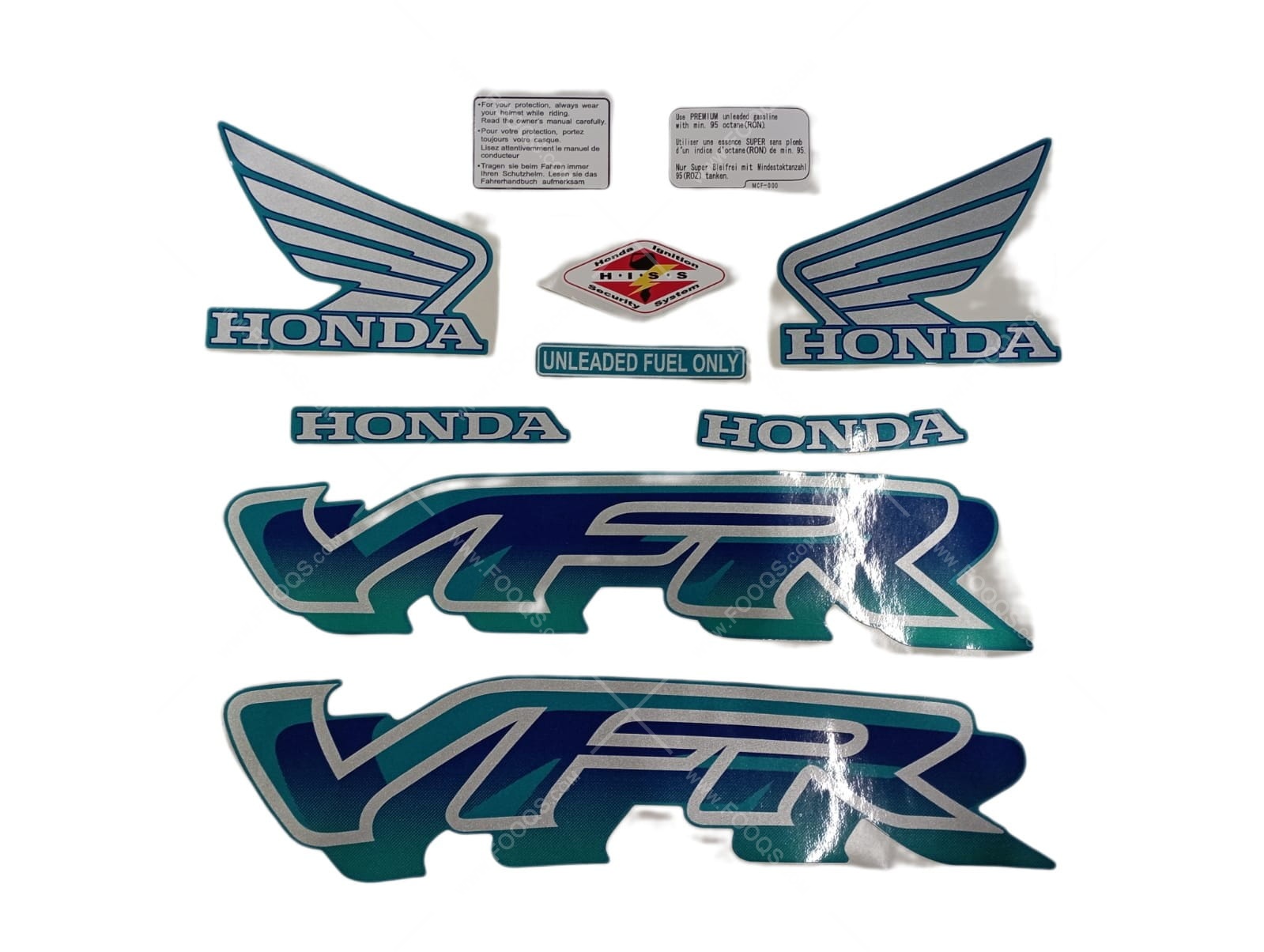 thumbnail interactive-video image 1 of Wezmoto Full Length Race Braided Brake Line Kit For Honda VFR750 (1994-1997) - Stainless Steel 1 of 4