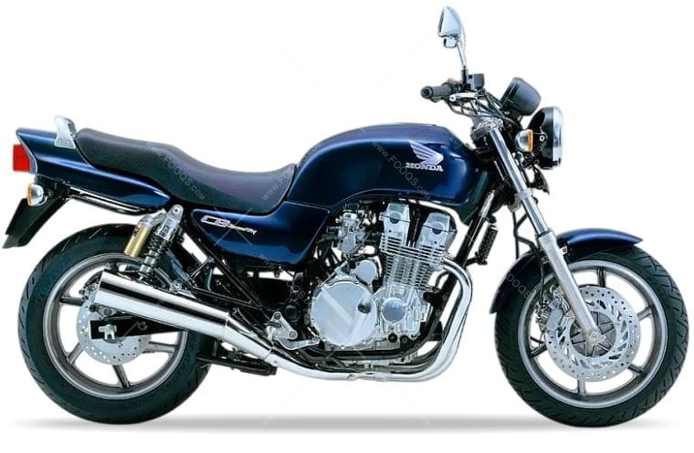 Honda CB 750 Seven fifty 1994 - 1995 blau Aufkleber Fooqs.com