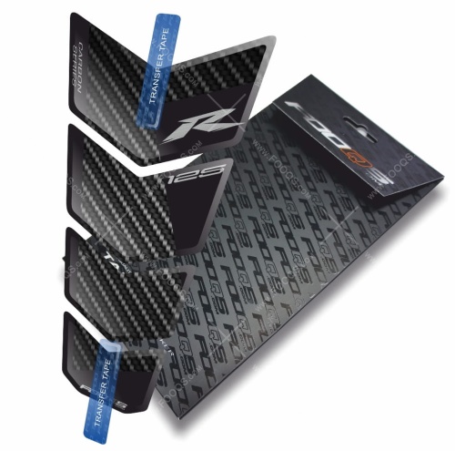 Tankpad Yamaha YZF R 125 TA black carbon sticker