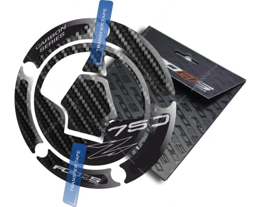 Cappad Kawasaki Z 750 T2 black carbon sticker