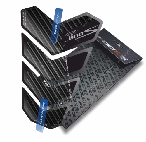 Tankpad BMW-F 800 S TA black carbon sticker