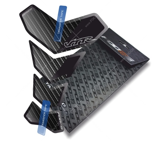 Tankpad Honda VTR 1000 T2 black carbon sticker