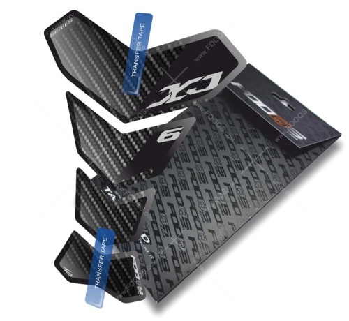 Tankpad Yamaha XJ6 T2 black carbon sticker
