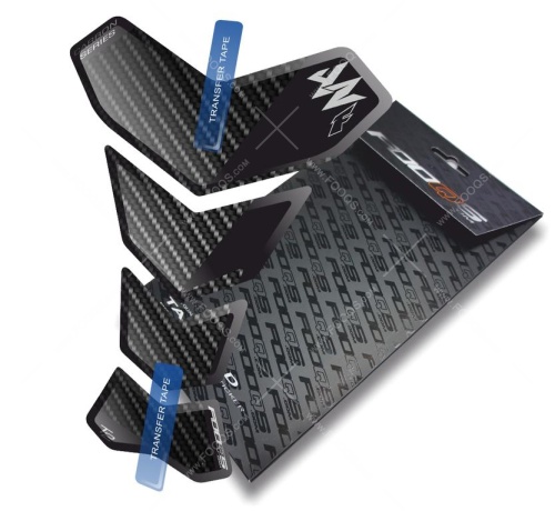 Tankpad- Yamaha YZF R1 R6 Thundercat Thunderrace T2 black carbon sticker