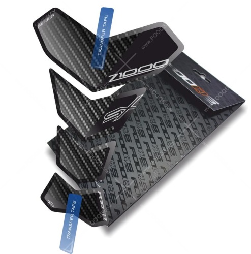 Tankpad Kawasaki Z 1000 SX T2 black carbon sticker