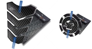 Adesivi per serbatoio tankpad cappad TA Honda CBR 1100 XX Carbon Black