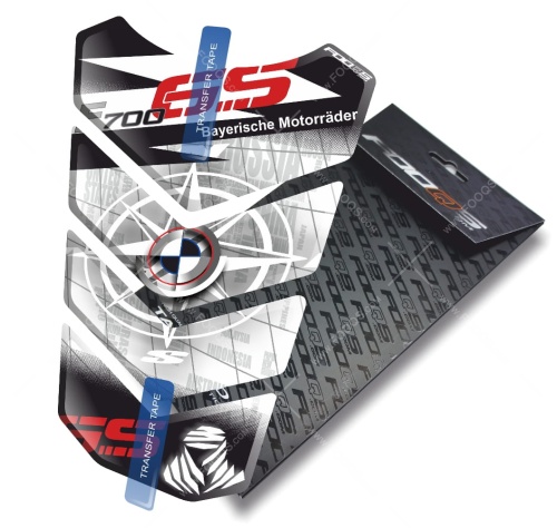Tankpad BMW F 700 GS TA white sticker