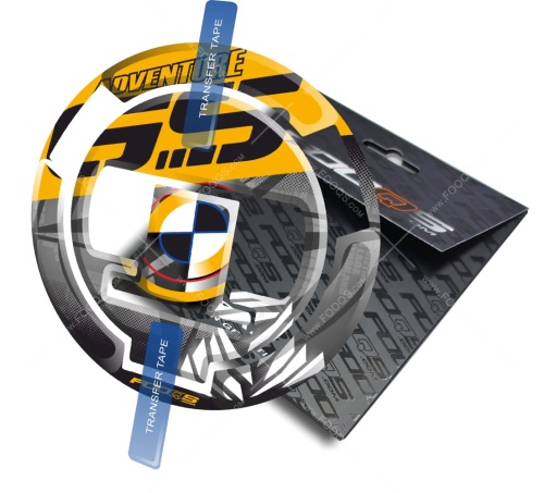 Cappad BMW F 700 800 GS TA yellow sticker