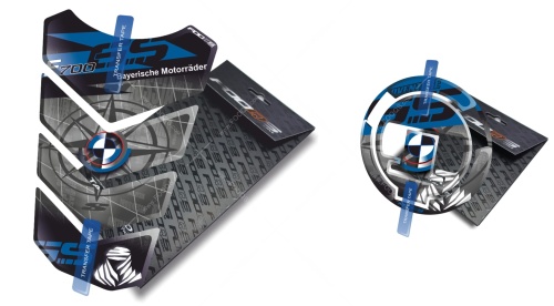 Tankpad Cappad BMW F 700 GS TA blue sticker