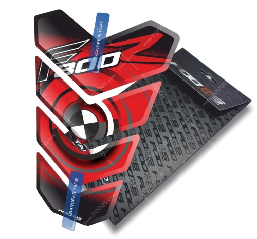 Tankpad BMW F 800 R TA red sticker
