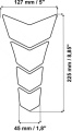 Tankpad BMW K 130 S TA red dimensions