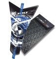 Tankpad BMW K 130 S TA white blue sticker