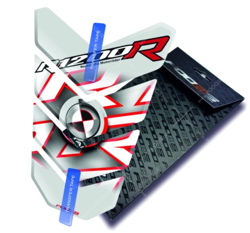 Tankpad BMW R 1200 R TA white red sticker