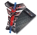 Tankpad T1 Honda CBR 125 250 600 1000 RR Red stickers decals