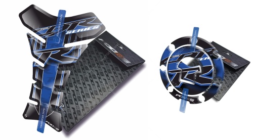 Tankpad Cappad Honda CBR 600 1000 RR T1 older model blue sticker
