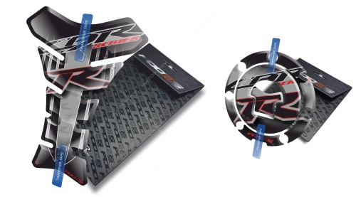 Tankpad Cappad Honda CBR 600 1000 RR T1 older model silver sticker