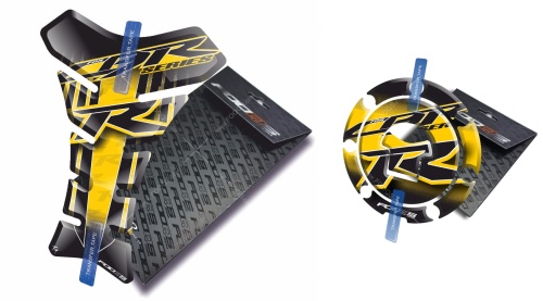 Tankpad Cappad Honda CBR 600 1000 RR T1 older model yellow sticker