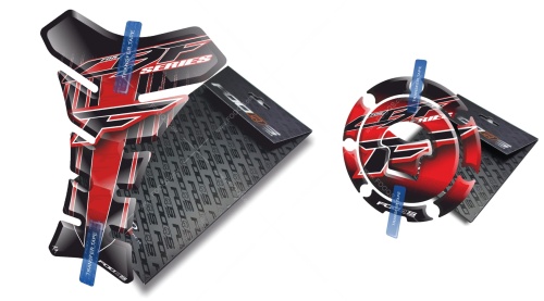 Tankpad Cappad Honda CBF 500 600 650 900 1000 T1 red older model sticker