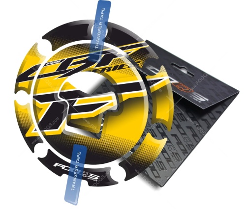 Cappad Honda CBF 500 600 650 900 1000 T1 yellow older model sticker