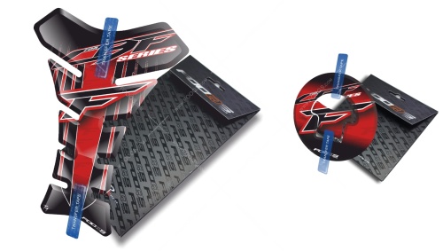 Tankpad Cappad Honda CBF 125 250 T1 red sticker