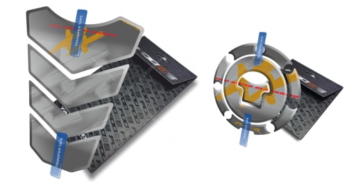 Tankpad Cappad Honda CBR 1100 XX TA silver sticker