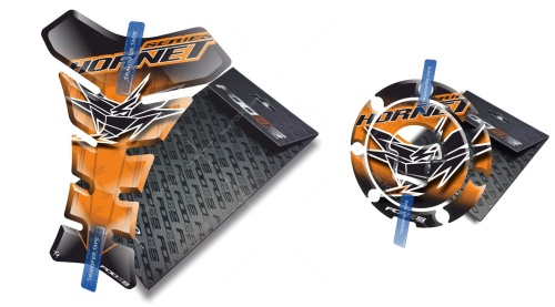 Tankpad Cappad Honda Hornet CB 500 600 900 1000 T1 orange sticker