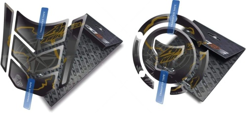 Tankpad Cappad Honda Africa Twin CRF HRV TA black gold sticker