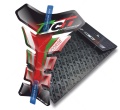 Tankpad Ducati Panigale Monster 848 Evo 1098 748 999 Supersport 996 Diavel 1199 1299 T1 red flag sticker