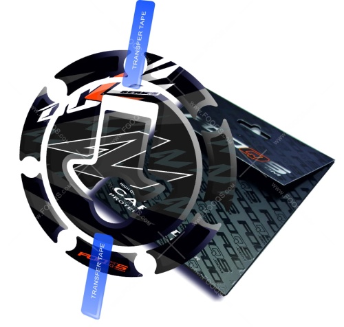 Cappad KTM Duke 125 250 390 690 790 1029 T1 black sticker