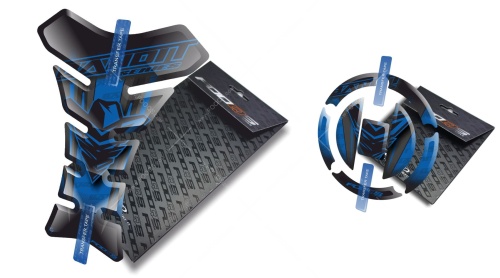 Tankpad Cappad Suzuki GSF 600 650 1200 1250 Bandit T1 blue sticker