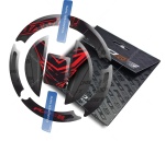 Adesivo per il tappo del carburante Suzuki GSF 600 650 1200 1250 Bandit Black