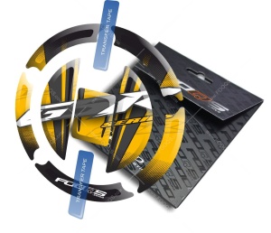 Naklejka na wlew paliwa Suzuki GSR 600 650 750 Yellow