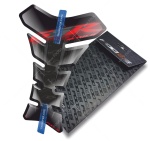 tankpárna mátrix T1 Suzuki GSR 600 650 750 Fekete