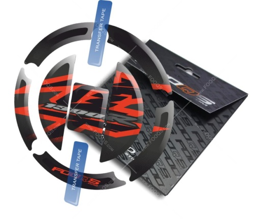 Cappad Suzuki GSX 1300R Hayabusa TA black orange sticker