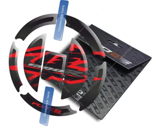 Cappad Suzuki GSX 1300R Hayabusa TA black red sticker