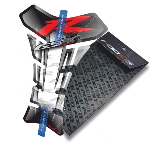 Tankpad Suzuki GSX-R 600 750 1000 T1 white sticker