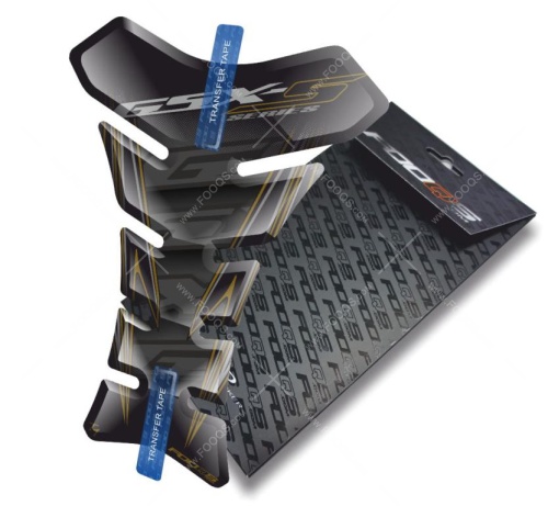 Tankpad Suzuki GSX-S 750 1000 T1 black gold sticker