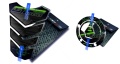 Tankpad Cappad Kawasaki GTR 1400 TA black green sticker