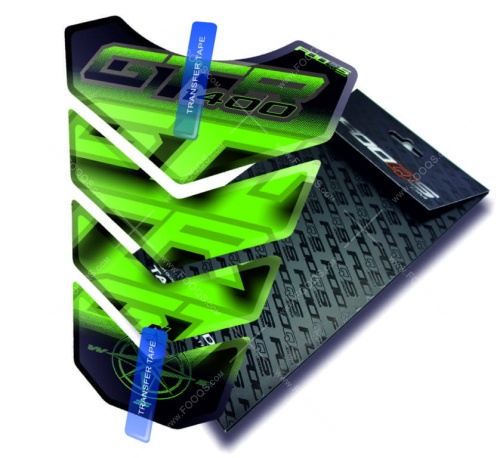 Tankpad Kawasaki GTR 1400 TA green sticker