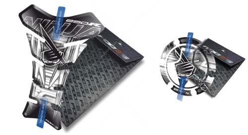 Tankpad Cappad Kawasaki Ninja 250 R T1 white sticker