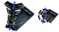 Tankpad Cappad Kawasaki Ninja 300 T1 black green sticker