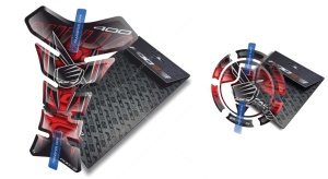 Adesivi per serbatoio tankpad cappad T1 Kawasaki Ninja 400 Red