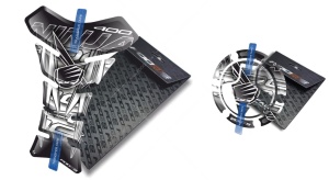 Adesivi per serbatoio tankpad cappad T1 Kawasaki Ninja 400 bianco