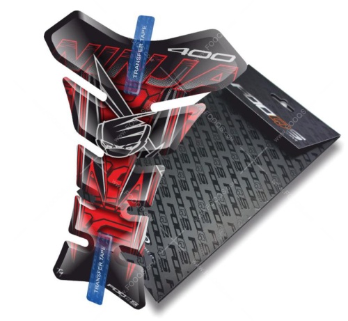 Tankpad Kawasaki Ninja 400 T1 red sticker