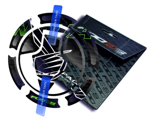 Cappad Kawasaki Ninja 400 T1 black green sticker