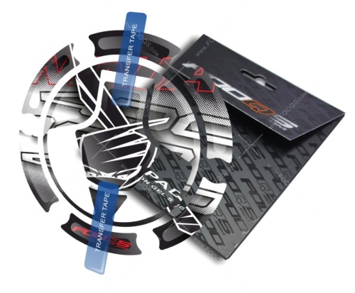 Cappad Kawasaki Ninja 400 T1 white red sticker