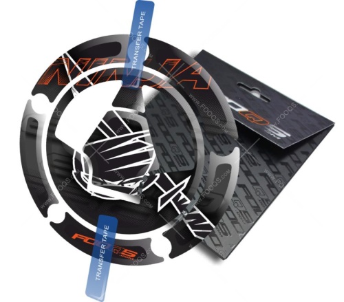 Cappad Kawasaki Ninja 650 T1 black orange sticker