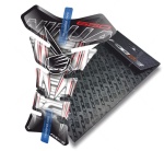 Tankpad T1 Kawasaki Ninja 650 White Red stickers decals