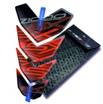 Tankpad-Aufkleber TA Kawasaki Z 1000 SX Orange