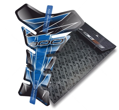 Tankpad Kawasaki Z 300 T1 blue sticker